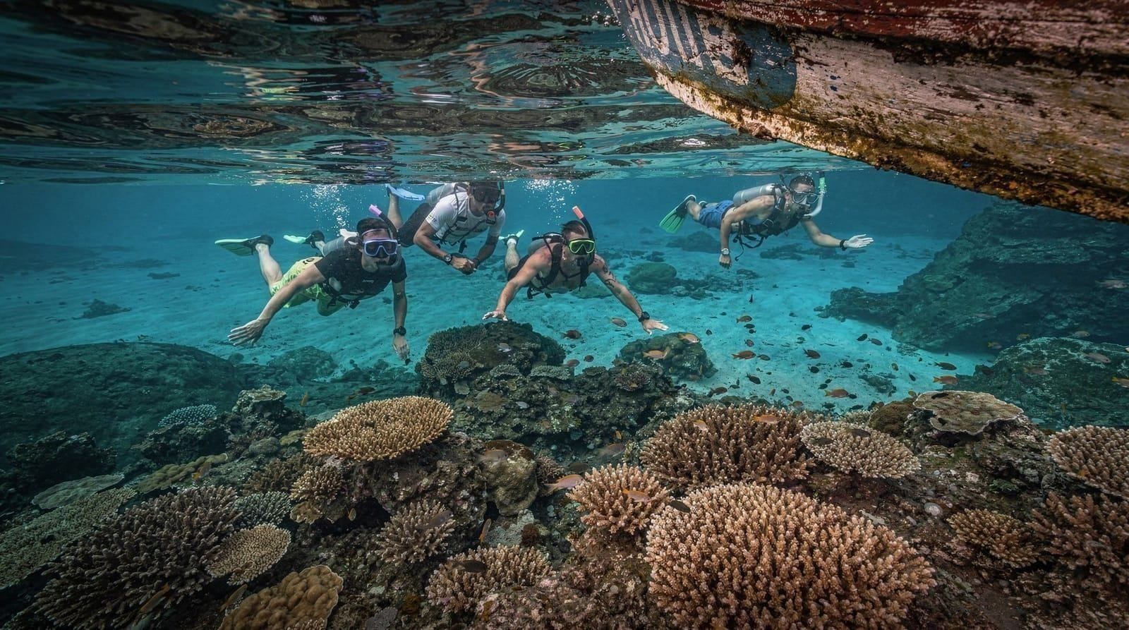 Diving the Liberty wreck at Tulamben